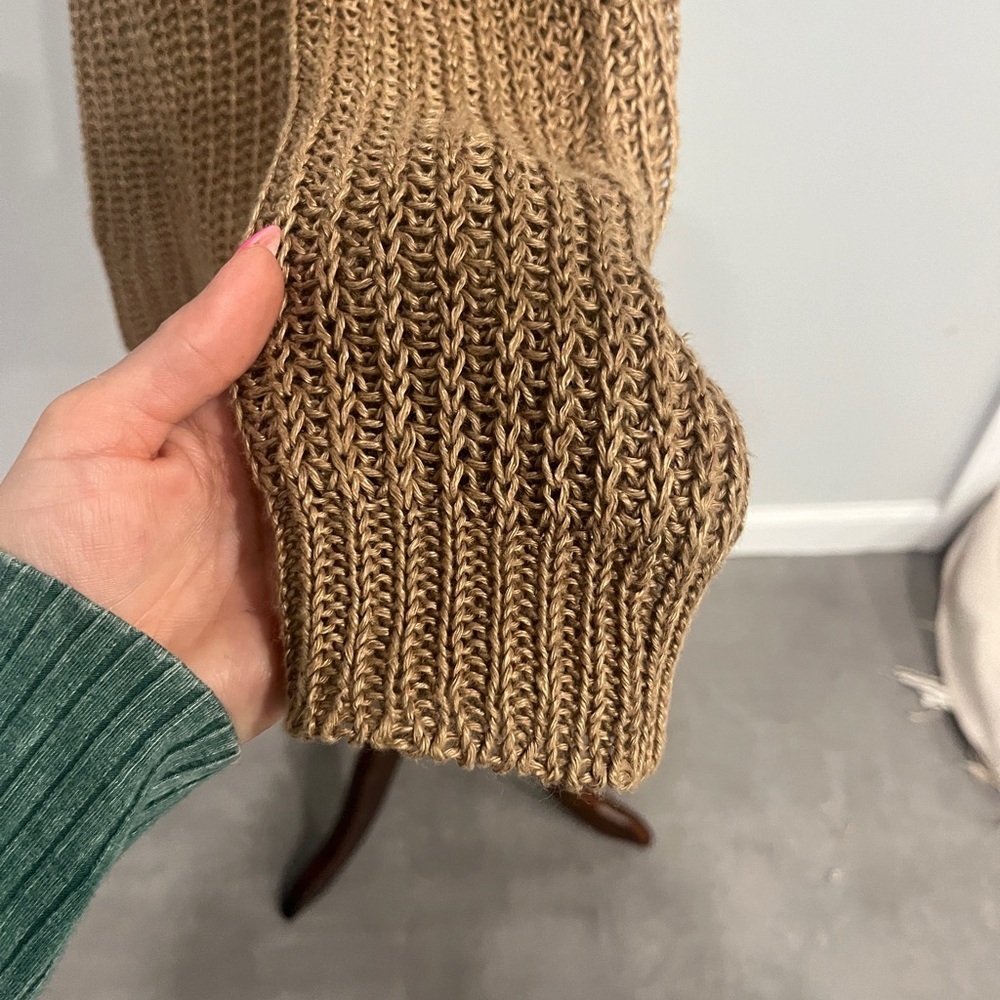 J.Crew Crewneck Knitted Tan Sweater XXS - Picture 7 of 9